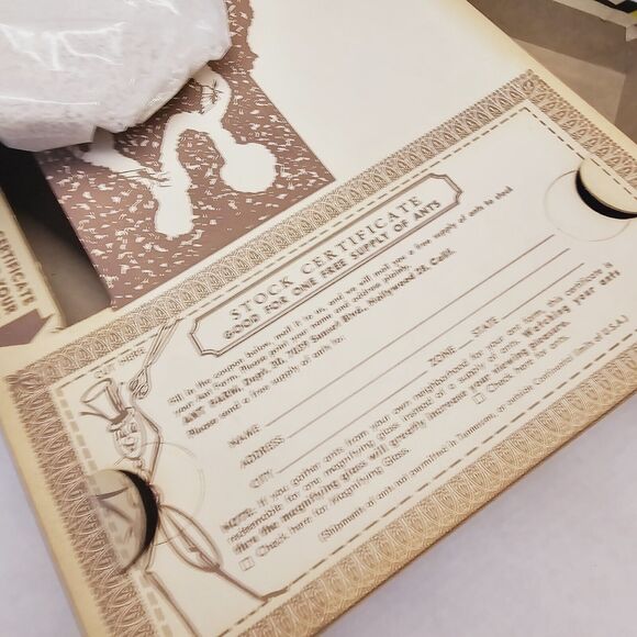 Vintage Ant Farm 1959 Fascinating Never Used EIC Grossman (no) Live Ants! Older - Picture 13 of 15